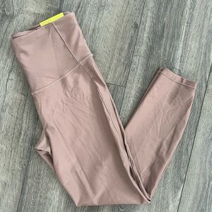 All in Motion NEW Light Brown Leggings High-Waisted Medium 7/8 Length Crop